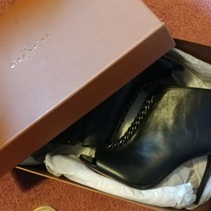 Coach peep toe bootie